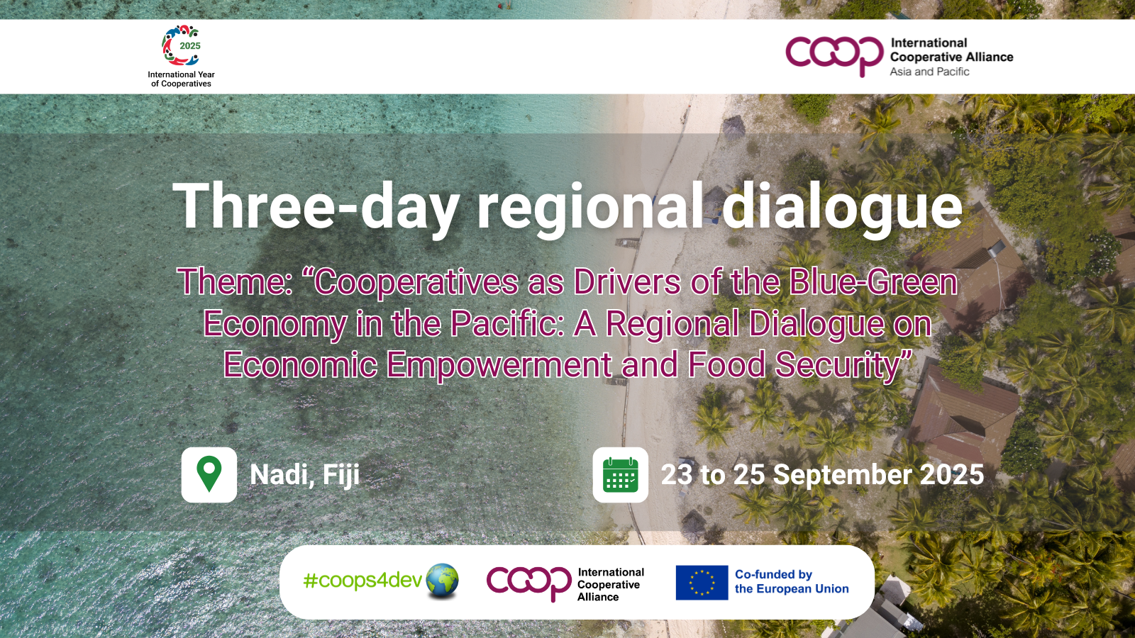 ICA-AP as Drivers of the Blue-Green Economy in the Pacific: A Regional Dialogue on Economic Empowerment and Food Security