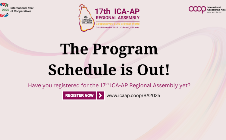 Programme Announced for the 17th ICA-AP Regional Assembly and 12th Asia-Pacific Cooperative Forum
