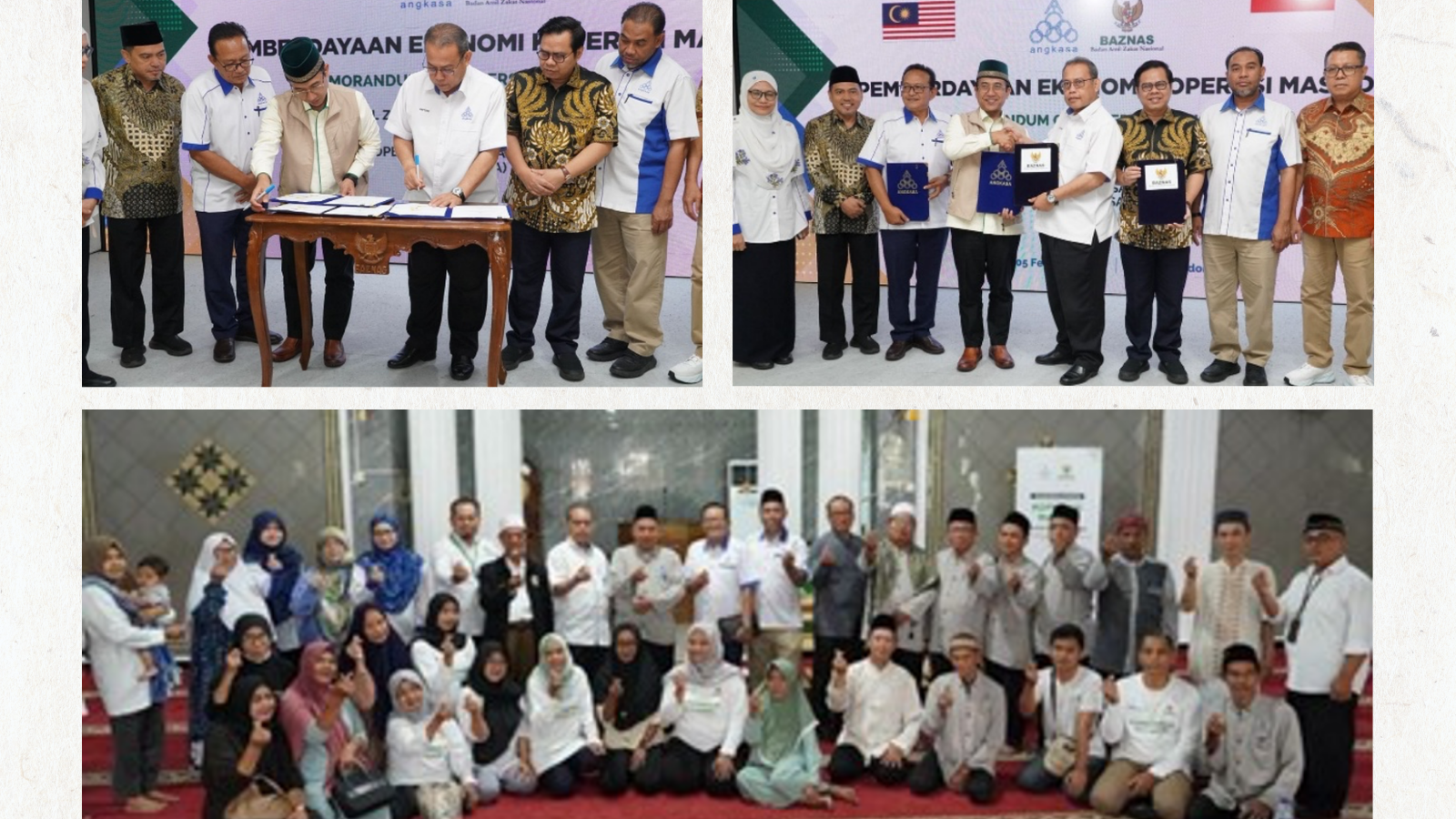 ANGKASA signs MoU with the National Board of Zakat, Republic of Indonesia