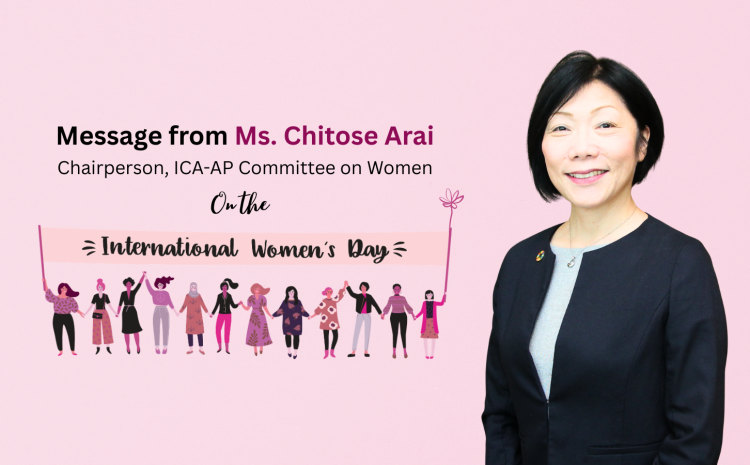 International Women’s Day 2026- Message from Chitose Arai, Chairperson, ICA-AP Committee on Women  #GiveToGain