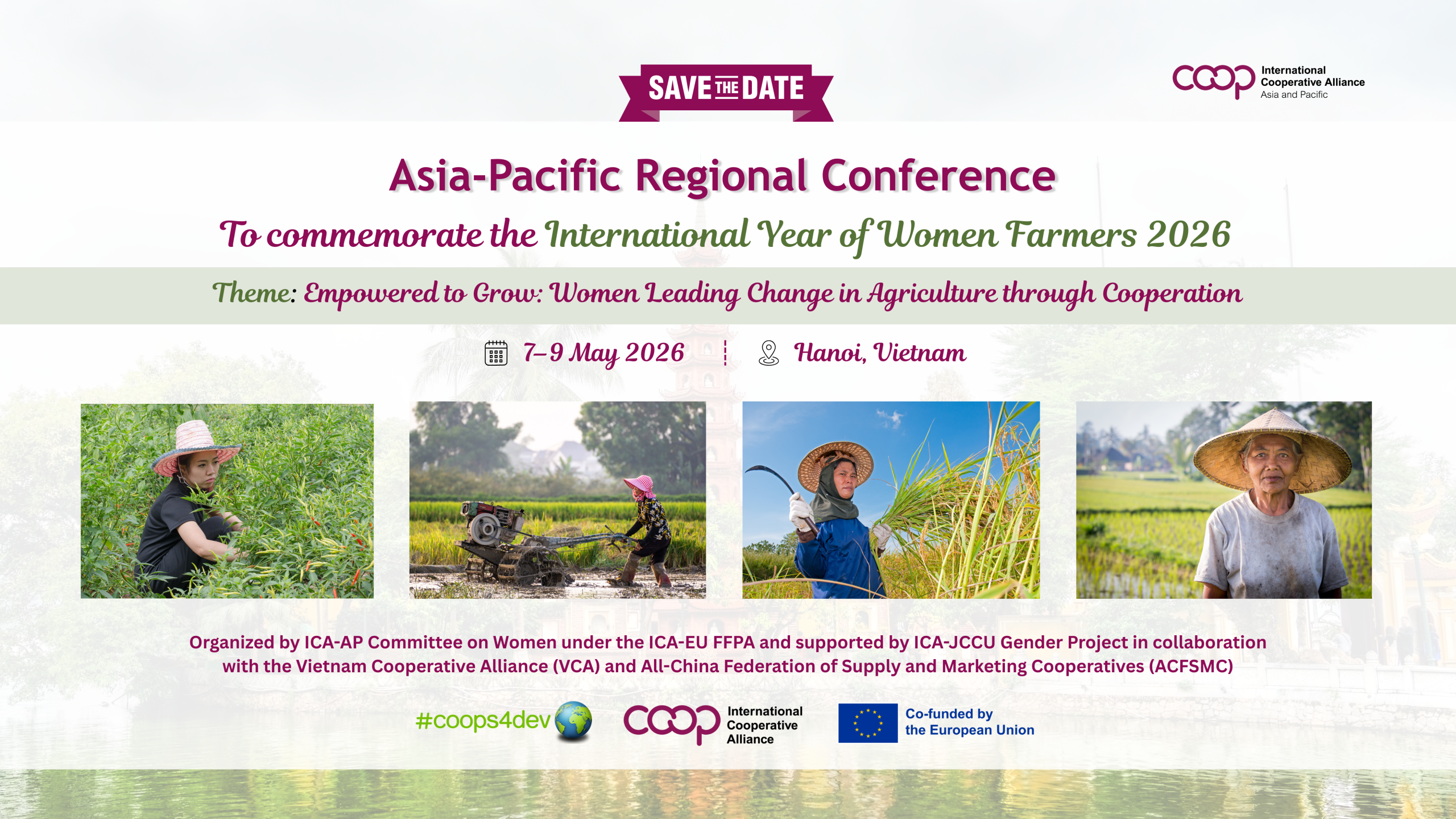 ICA-AP to Host Regional Conference in Hanoi to Mark the International Year of Women Farmers 2026