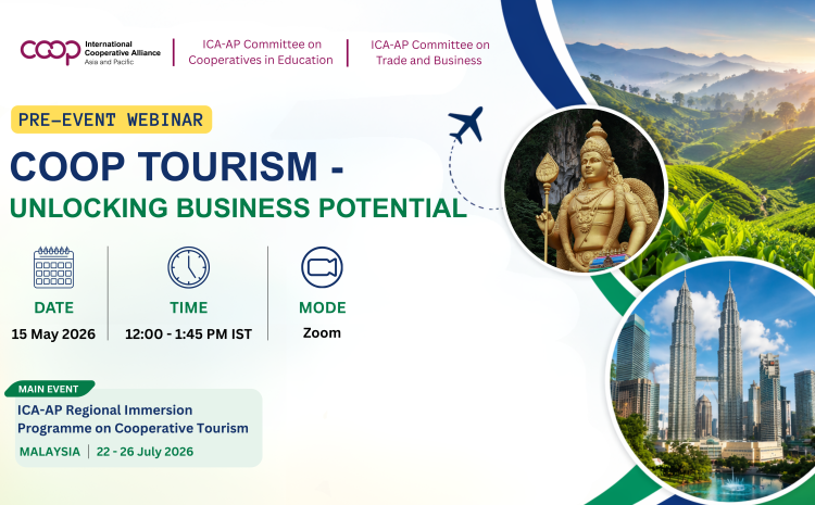 Coop Tourism in Focus: ICA-AP to Host Pre-Event Webinar Ahead of Regional Immersion Programme