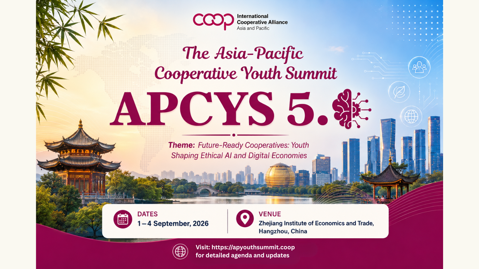 APCYS 5.0: Youth, Cooperatives and AI Are Set to Meet in Hangzhou